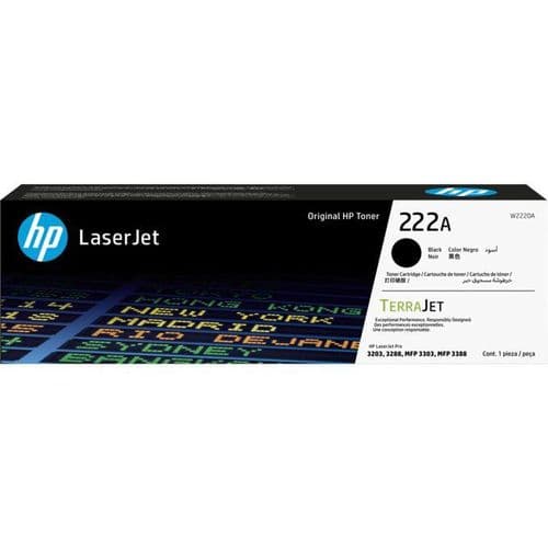 HP 222A Black Original Laserjet Toner Cartridge W2220A